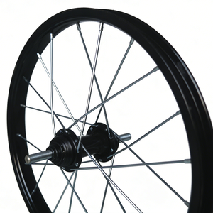 Llanta de <span class=keywords><strong>Bicicleta</strong></span> para Niños con Freno V de Aleación de Acero de Alta Resistencia, Delantera/Trasera, para Neumático Clincher, 12/14/<span class=keywords><strong>16</strong></span>/18/20/22/24/26 Pulgadas, 20 Radios, 20mm de Profundidad de Llanta - Product Image 2