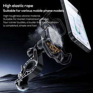 Support de téléphone pour moto, vélo et vélo électrique MEMO GW05 avec ventilateur de refroidissement antichoc - Product Image 2