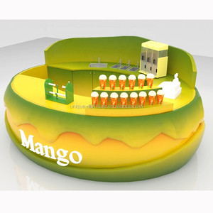 Thời trang xoài thương hiệu mua sắm trung tâm nước trái cây kiosk tươi nước trái cây quầy bar gian hàng đồ uống hiển thị truy cập để bán - Product Image 3