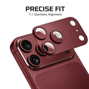 Protector de Lente de Cámara Personalizado para iPhone 18 Pro, Armadura Metálica Mate, Cristal 9H, Aleación de Aluminio, Película Protectora de Cámara de Cobertura Total para 18 Pro Max - Product Image 4
