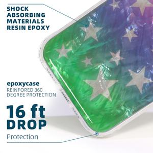 Coque de téléphone portable en TPU avec dégradé de couleurs, pare-chocs, protection contre les chocs, étui pour iPhone 15 14 13 12 Pro Max - Product Image 5