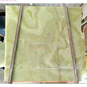 Exquises dalles artisanales en onyx vert ancien pour galerie d'art Caractéristique Comptoir Plancher sculptural Décor sur mesure - Product Image 5