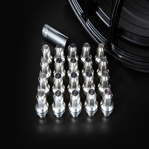 กามิโลโลน็อตล้อสแตนเลส M12x1.5 48 มม. สำหรับโตโยต้ารีทรอฟิตอัพเกรดชุด 20 ชิ้นเคลือบโครเมียม - Product Image 3