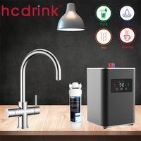 Iwater Style moderne cuisine sous évier chauffe-eau électriques bouillant chaud pur froid mélangeur clair boisson robinet robinets et robinets