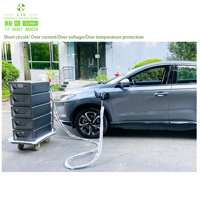 Fast Dc Ev Charger 40kW 60kW Portable Electric Car Charging Station with Lithium Battery Portable Ev Charger