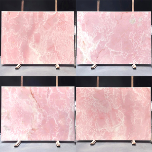 Dalle <span class=keywords><strong>de</strong></span> luxe en onyx rose translucide poli clair et naturel pour comptoir <span class=keywords><strong>de</strong></span> cuisine <span class=keywords><strong>salle</strong></span> <span class=keywords><strong>de</strong></span> <span class=keywords><strong>bain</strong></span> vanité murale rétroéclairée - Product Image 2