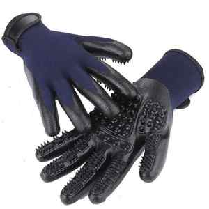 Nouveau design Gants de toilettage pour animaux de compagnie Brosse à perte Massage doux pour chats chiens chevaux - Product Image 3
