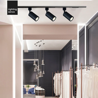Spots LED modernes et simples pour centre commercial, montage en surface, culot GU10, pour magasins de vêtements et usage domestique