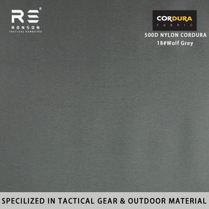 18 # Tela Cordura de Nailon 500D Gris Lobo WG, Impermeable y Duradera para Uso Táctico y al Aire Libre, Tela Tejida con Recubrimiento de PU para Exteriores - Product Image 1