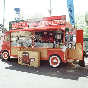 Mobile Imbisswagen mit Küchenzubehör Hamburger-Wagen Imbisswagen mobiler Imbisswagen Snack Food-Wagen