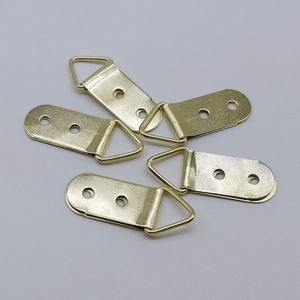 Golden Hanging <b>Hooks</b> <b>For</b> Photo <b>Frame</b> Iron Plated Durable Rectangle Shape <b>Picture</b> <b>Frame</b> Mounting Accessories - Product Image 3