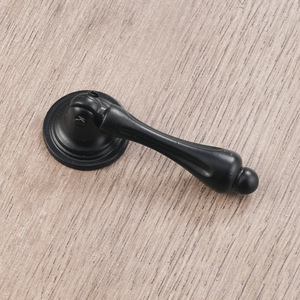 European Style Zinc Alloy Drawer Handle Lever Durable Cabinet Furniture Hardware - Product Image 4