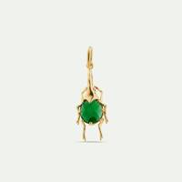 Collier pendentif DIY coloré plaqué or 18 carats, série animale mode quotidienne, breloques émaillées chien, canard, cheval, lézard pour bijoux femme