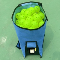 Machine à balles de tennis et de padel, petite machine de lancer, machine d'entraînement de pickleball, accessoires spéciaux, sac à balles