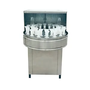 32 heads semi automatic various shape PET bottle glass bottle washing machine 800-1000 bottles /h