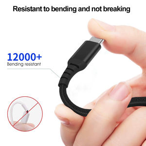 <span class=keywords><strong>Cable</strong></span> <span class=keywords><strong>USB</strong></span> Tipo <span class=keywords><strong>C</strong></span> de Nailon Trenzado para Carga y Datos de SanGuan <span class=keywords><strong>Cable</strong></span> Factory, 1M 2M, USBC a 3.0 2.0, <span class=keywords><strong>Cable</strong></span> de Teléfono Personalizado OEM - Product Image 4
