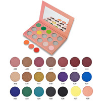 Palette de fard à paupières, étiquette personnalisée, Palette en carton à 9 trous, bricolage magnétique vide, poêles métalliques de 26mm, paquet de Palette fard à paupières