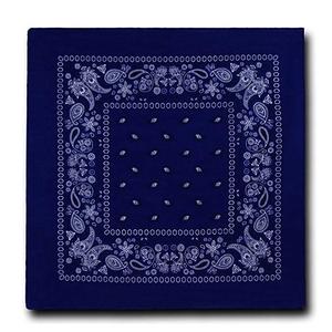 สองด้านพิมพ์ Paisley Bandana ผ้าฝ้าย<span class=keywords><strong>100%</strong></span> ผ้าพันคอที่กำหนดเองในสต็อก - Product Image 6