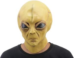 The Evil หน้ากากตัวตลก Punk Dead, หน้ากากมนุษย์ต่างดาวยูเอฟโอหน้ากากฮาโลวีนสมจริงทำจากน้ำยางหน้ากากผีหน้ากากแบบเต็มหน้าหน้ากากผีผีสิง - Product Image 6