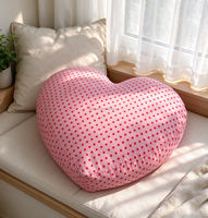 Coussin de sol moelleux en forme de cœur, pouf de canapé paresseux