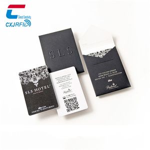 Tarjeta de identificación personal de PVC RFID 213, tarjetas de visita NFC con código QR, tarjeta de visita RFID - Product Image 4