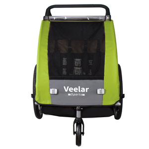 E-bike — remorque de vélo <span class=keywords><strong>2</strong></span> en 1 pour enfants Delta, deux <span class=keywords><strong>places</strong></span>, multi-sport légère, conversion au jogger - Product Image 2