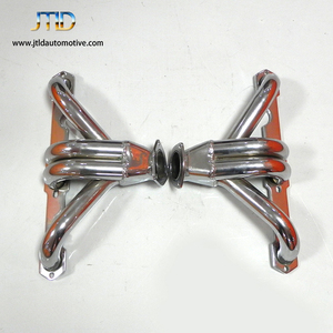 Xả downpipe Kit khối nhỏ hugger <span class=keywords><strong>shorty</strong></span> thép không gỉ T304 đua tiêu đề phù hợp với tất cả các khối nhỏ <span class=keywords><strong>Chevy</strong></span> V8 động cơ từ '55 + - Product Image 5