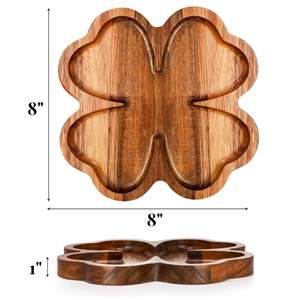 <span class=keywords><strong>Plateau</strong></span> de service en bois d'acacia de 8 pouces pour snacks, fromages, sushis et charcuteries – Petit format, prix abordable - Product Image 2