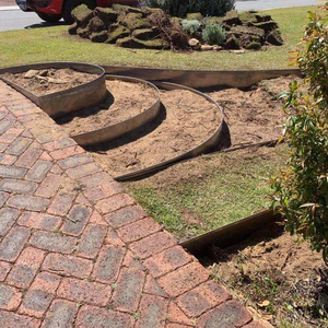 Borde Decorativo de Metal para Jardín, Estilo Art Deco, Flexible, para Césped, Flores y Jardines, de Acero Corten, Resistente a la Intemperie e Impermeable - Product Image 3