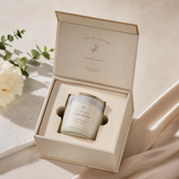Boîte cadeau personnalisée de luxe en carton rigide gris recyclable, imprimée en quadrichromie, carrée, estampillée à chaud, pour vin, parfum, bougie parfumée