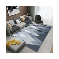 Tapis en polyester à poils ras, antidérapant, à motif abstrait moderne, fabriqué à la machine, pour usage domestique, salon, canapé, chambre à coucher
