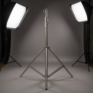 Trépied en acier inoxydable Db 2.88M avec pieds pliables et verrouillage par bouton pour appareil photo numérique - Product Image 2