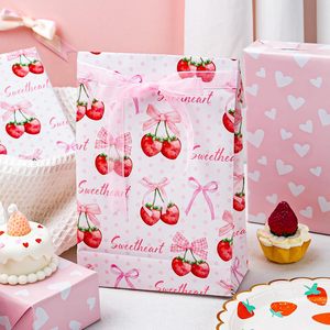 Papel de Regalo Rosa Fresa HOMERAL de 17 Pulgadas x 32.8 Pies, Papel de Regalo Reversible para Baby Shower, Cumpleaños, Despedida de Soltera - Product Image 4
