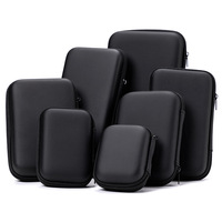 Boîte de rangement étanche personnalisée avec poignée et fermeture éclair, boîte de transport rigide pour montre électronique avec mousse EVA, étui à outils pour les voyages