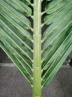 Cabang dan Daun Pohon Palem Buatan Tahan UV untuk Dalam dan Luar Ruangan, Daun Palem Palsu Besar untuk Pohon Kelapa Kurma