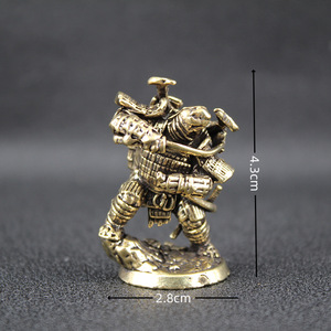 Figuras de Latón de las Tortugas Ninja, Adornos Coleccionables para Escritorio, Figuras de Juguete Unisex - Product Image 4