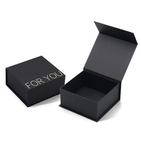 Boîte cadeau de luxe personnalisée avec logo, forme de petit livre, couvercle rigide à fermeture magnétique, emballage cadeau avec fermeture magnétique