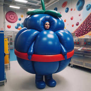 Venta caliente PVC/TPU traje inflable <span class=keywords><strong>de</strong></span> arándano juego <span class=keywords><strong>de</strong></span> rol traje inflable - Product Image 5