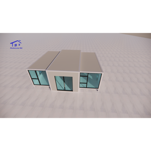 Maison préfabriquée pliable de luxe de 20 pieds ou 40 pieds, maison mobile modulaire extensible moderne en conteneur pour appartement, hôtel, boutique, bureau - Product Image 2