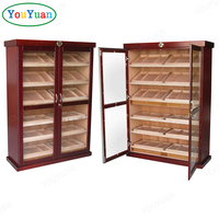 6ft 3000er Zigarren-Vitrinenschrank aus spanischem Zedernholz – Humidor für Zigarrenpräsentation zum Verkauf