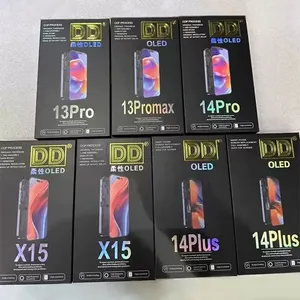 DD OLED LCD Hiển Thị Đối Với <span class=keywords><strong>iPhone</strong></span> 13 14 15 16 Cộng Với Pro Max LCD Hiển Thị Màn Hình Cảm Ứng <span class=keywords><strong>Digitizer</strong></span> Lắp Ráp Thay Thế - Product Image 1