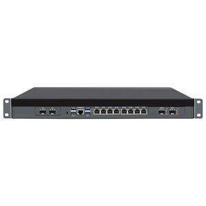 ไฟร์วอลล์แบบติดตั้งบนแร็ค Topton 1U มินิพีซี Xeon E5-2699V4 2695V4 C612 X99 4*/2*10G SFP 8*2.5G LAN 2*NVMe 2*SATA เซิร์ฟเวอร์โฮสต์ NAS 1U-8L - Product Image 1