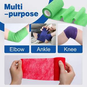 Venda Autoadhesiva, Vendaje Elástico Cohesivo, Cinta Deportiva Transpirable <span class=keywords><strong>para</strong></span> Esguinces, Hinchazón <span class=keywords><strong>de</strong></span> Muñeca, Tobillo, <span class=keywords><strong>Rodilla</strong></span> y Pierna - Product Image 2