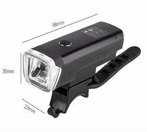 ホット販売USB充電式自転車フロントヘッドライトセンサー自転車Ledライトフロント自転車ライトサイクリングヘッドライト