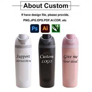 Customizable Logo 316 Stainless Steel Sports Outdoor Thermos Cup Fitness Car Bike Straight Drink Cup Thermos Pot - Product Image 2