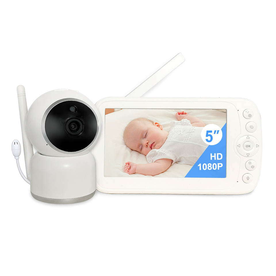 Oem Odm Wholesale 5 Inch Tuya Wifi Video Baby Monitor Premium Quality Home Security Device
