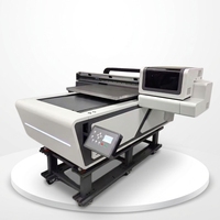 Printer UV Inkjet Flatbed Otomatis Shenzhen XP600 I3200 untuk Kulit/Wallpaper dengan Kepala Cetak Ricoh untuk Bahan Fleksibel
