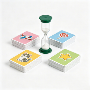 Durable Reusable Custom Board Game Educational <b>Gloss</b> Lamination <b>Paper</b> Printed Flash Card Children's Learning Cognitive Card Game - Product Image 2