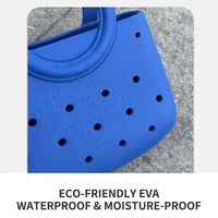 Sac de plage EVA 2026 imperméable en caoutchouc, grand sac fourre-tout pour voyage, piscine, pique-nique, design ajouré facile à nettoyer