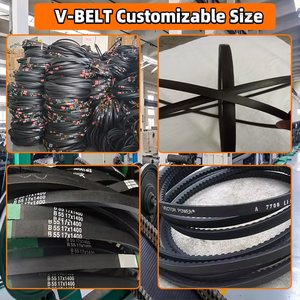 Courroies de transmission personnalisées anti-âge en caoutchouc, courroies trapézoïdales PK, courroies trapézoïdales pour ventilateurs, pour machines-outils - Product Image 5